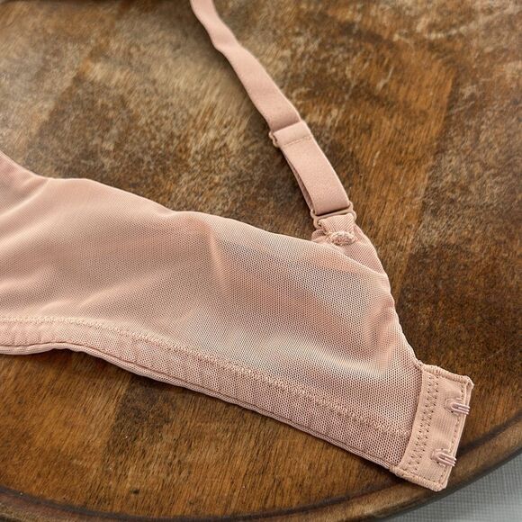 Soma Bra Wm 38C Stunning Support Geo Lace Full Coverage Tan Neutral Nude - Picture 7 of 8